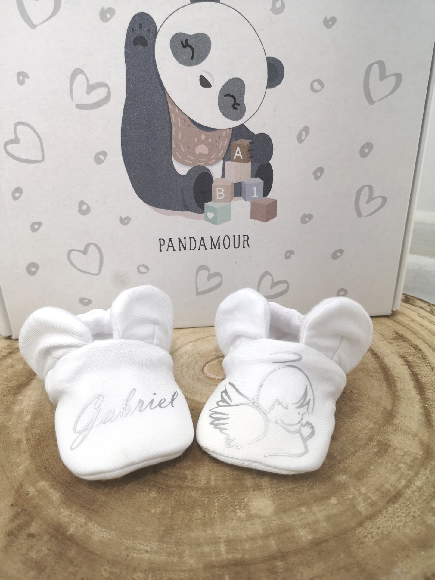 Chaussons personnalisés Ange