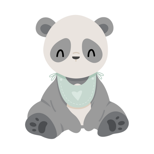 Chausson panda personnalisé